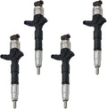 Set of 4 Fuel Injectors 23670-30080 095000-5891 for Toyota Landcruiser (1KD-FTV)
