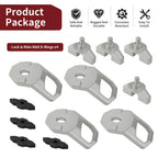 Set of 4 Lock & Ride MAX D-Rings for Polaris Ranger Crew XD 1500 (2024–2025) 2889620
