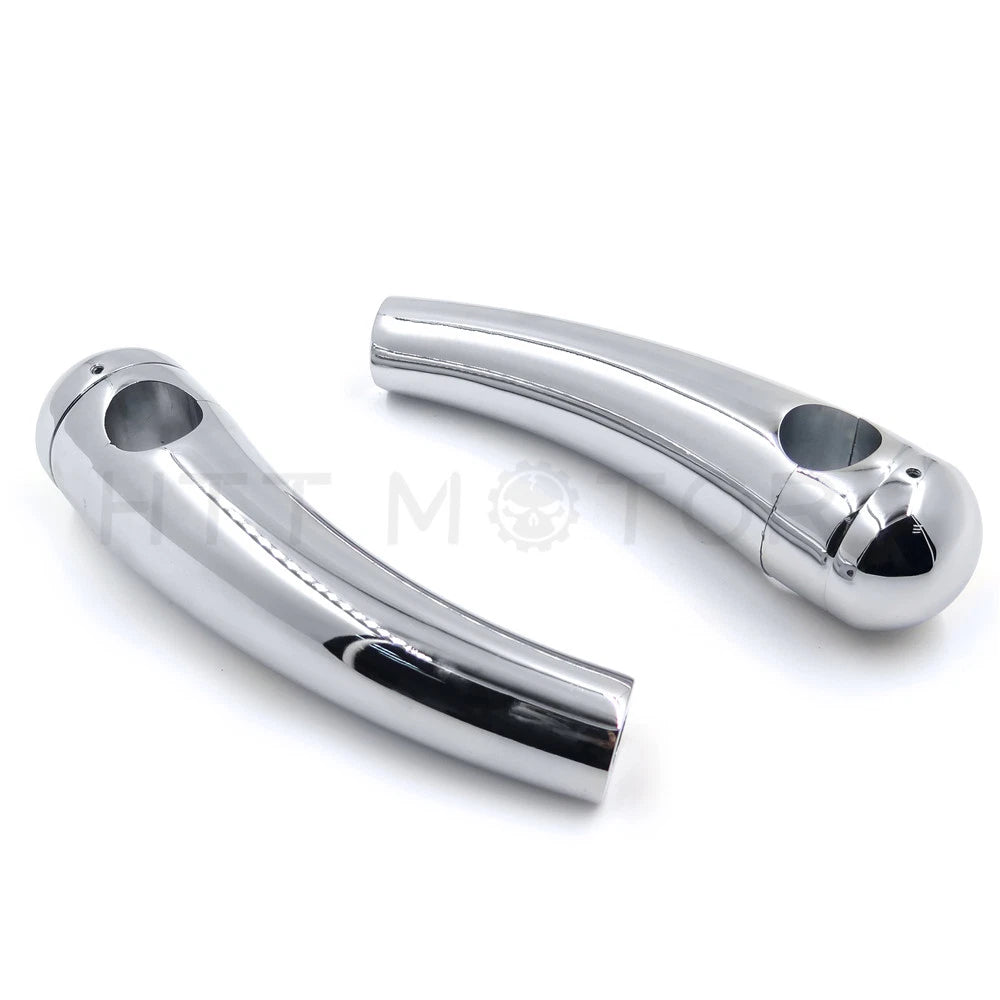1" Handlebar Risers for Kawasaki Honda VTX Yamaha V-Star (Chrome)