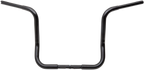 1-1/4" EZ Install Round Top Handlebar for Harley (14", Black) 903014-B