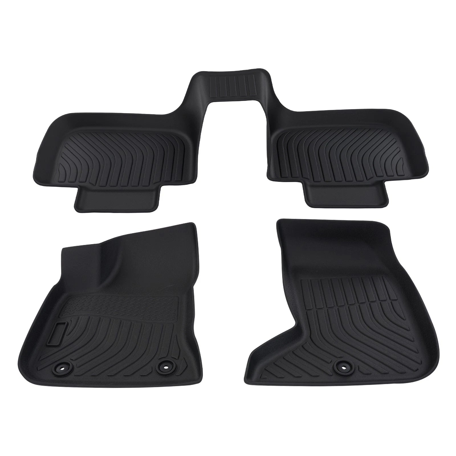 Set of 2 TPE Anti-Slip Floor Mats for Dodge Charger AWD Chrysler 300 (2011–2023)