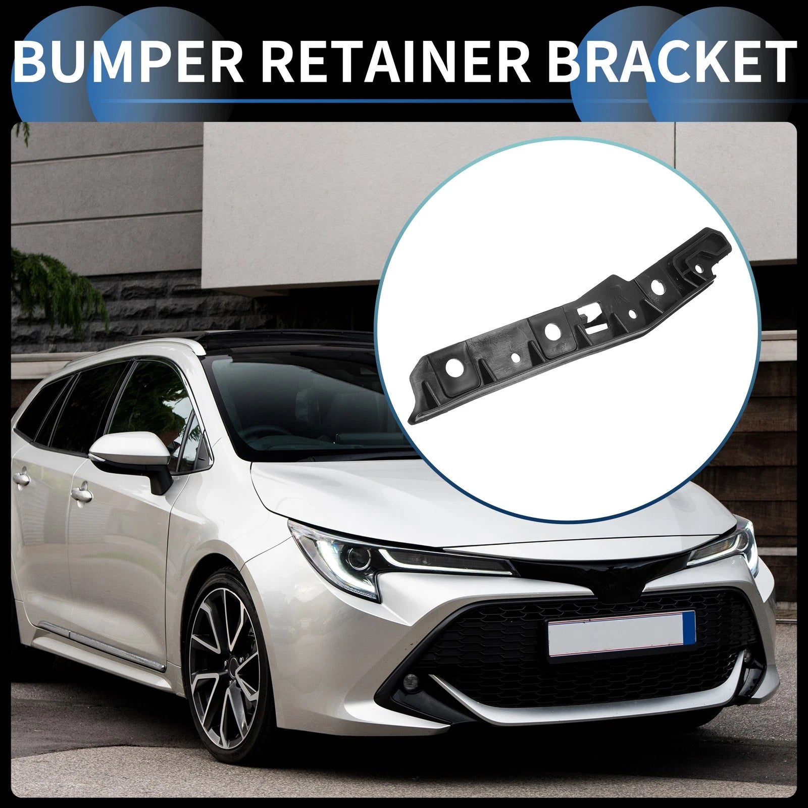 1pc Right Rear Bumper Retainer Bracket No.FB5Z17E814A for Toyota Corolla (2001–2007)