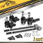 Set of 6 Tie Rod Ends and Ball Joints for Buick Cadillac Pontiac
