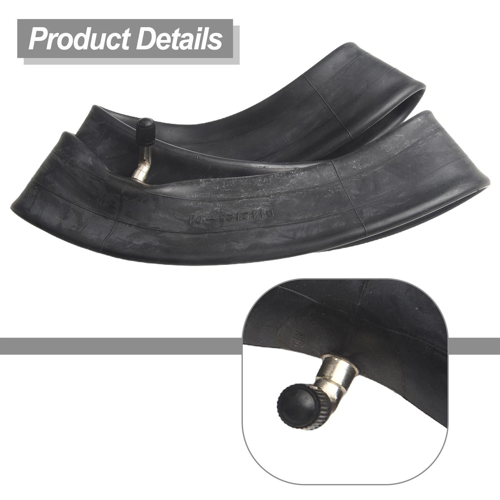 Inner Tube 14x2.125/2.50 for Electric Bicycle (Replace Bent Valve Stem)