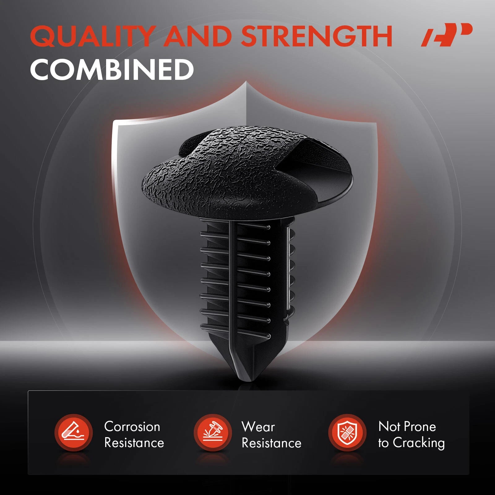Nylon Trunk Liner Fastener Clip Single Head for Toyota (2019–2020)