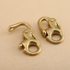 Brass Snap Shackle for Secure Attachment (42g)