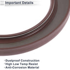 Rear Crankshaft Oil Seal for Hyundai Veloster (2011–2017) No. 214432B000 NBR Rubber