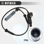 Front Left/Right ABS Wheel Speed Sensor for BMW 320i (2001-2002)