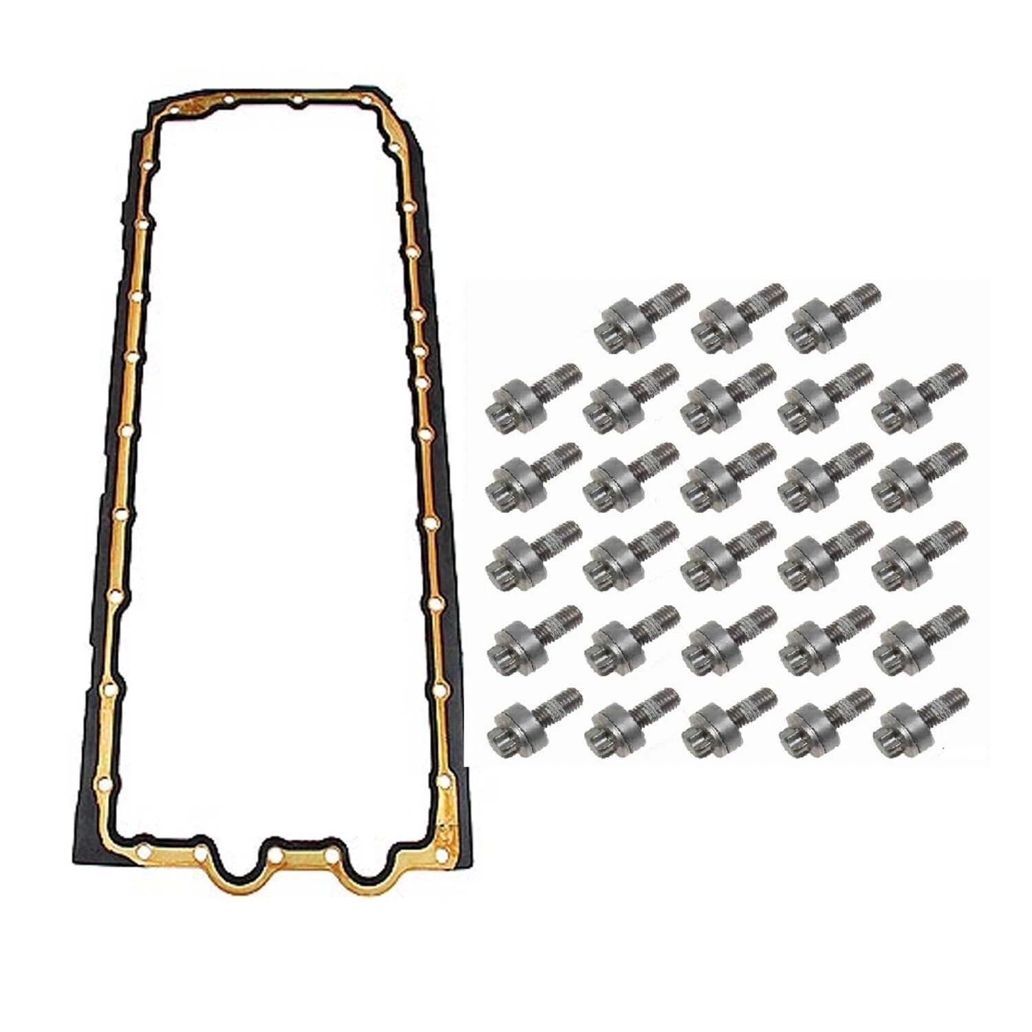 Engine Oil Pan Gasket & Bolts Kit for BMW E82 E88 E90 E91 E92 (2007–2013)