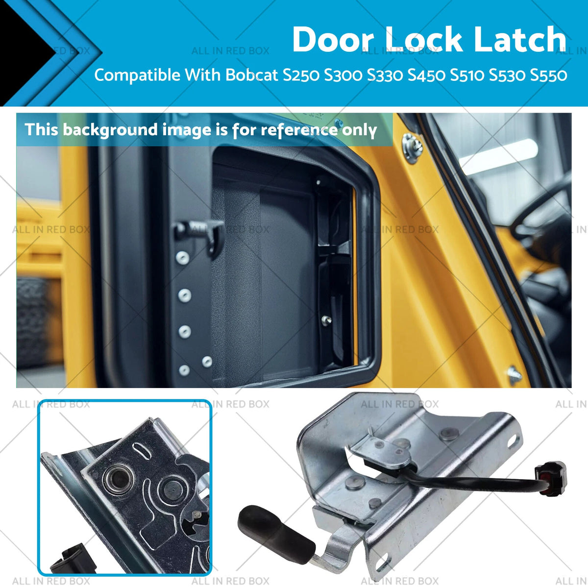 Door Lock Latch for Bobcat S550 S250 S300 S330 S450 S510 S530 (2010–2023) 7109661