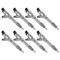 Set of 8 Fuel Injectors for Chevy GMC 6.6L V8 Duramax (2004–2005)