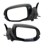 Power Mirrors for Honda Pilot (2017–2018) Driver and Passenger Side Textured Black