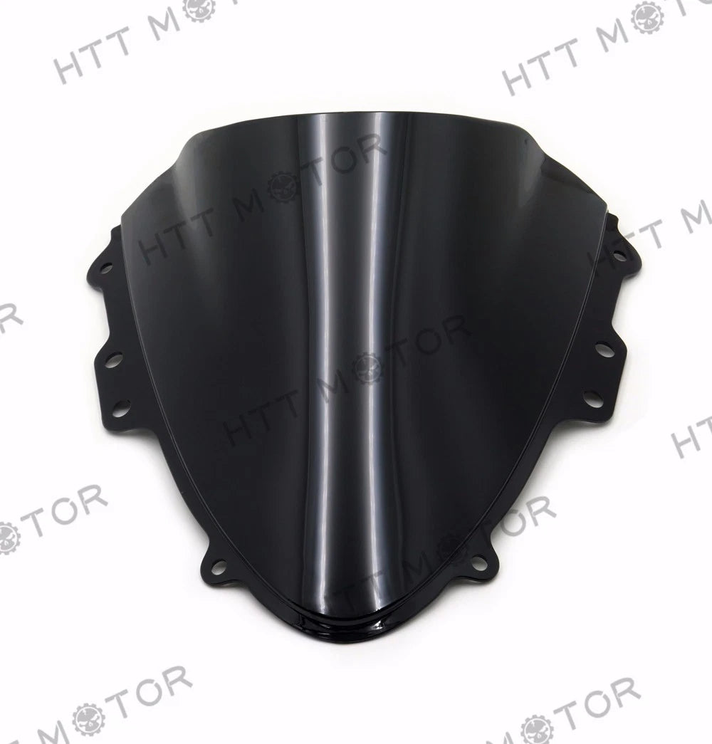 Smoke Black Double Bubble Windscreen for Suzuki GSXR 600 750 (2004–2005)
