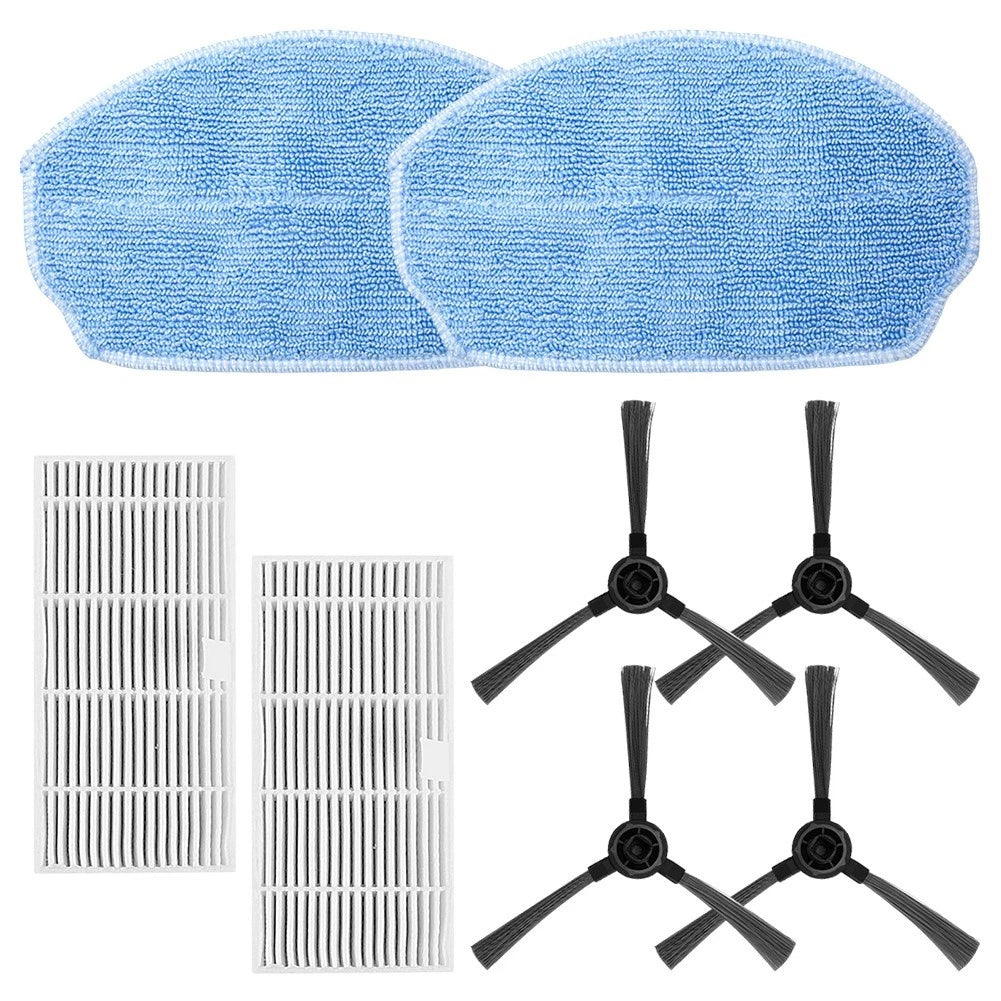 Replacement Kit Filters and Mop Cloths for GOOVI Robot Vacuums