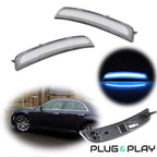 Ice Blue LED Front Side Marker Lights for Chrysler 300 300C 300S (2015–2023)