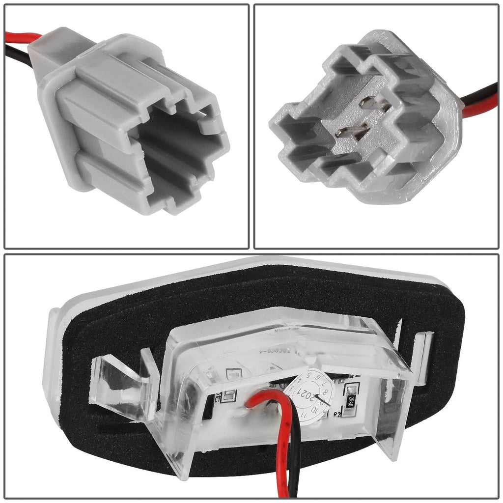 LED License Plate Light Lamps for Honda Accord Civic Acura MDX TL (2003–2021)