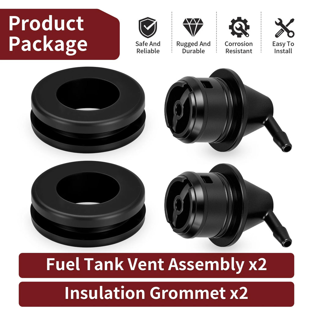 2 Fuel Tank Vent Insulation Grommet for Club Car DS Precedent (N/A) 1015139 103905201