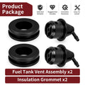 2 Fuel Tank Vent Insulation Grommet for Club Car DS Precedent (N/A) 1015139 103905201