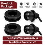 2 Fuel Tank Vent Insulation Grommet for Club Car DS Precedent (N/A) 1015139 103905201