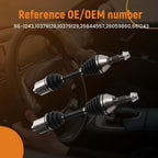 2X CV Axles for Chevrolet Malibu 2.2L (2004–2008) Pontiac G6 3.5L (2005–2006)