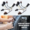 2X Headlight Socket Adapter 15782377 for Chevy Suburban Tahoe (2007–2014)