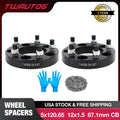2PCS 1 Inch Wheel Spacers for Chevrolet Corvette Camaro (M12x1.5)