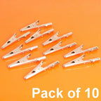 Set of 10 Battery Test Meter Clips for Automotive Use