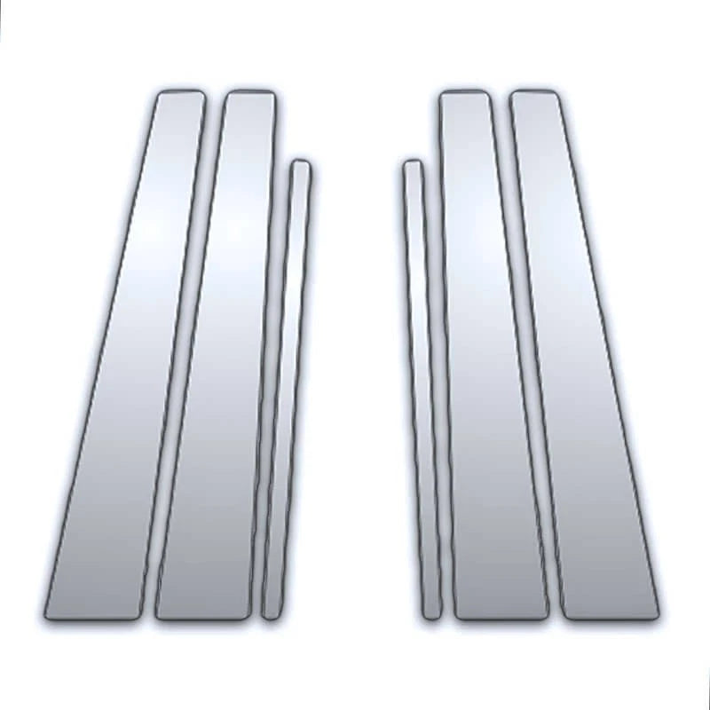 6Pc Chrome Pillar Post Covers Replacement for Cadillac DeVille (1994–1999)