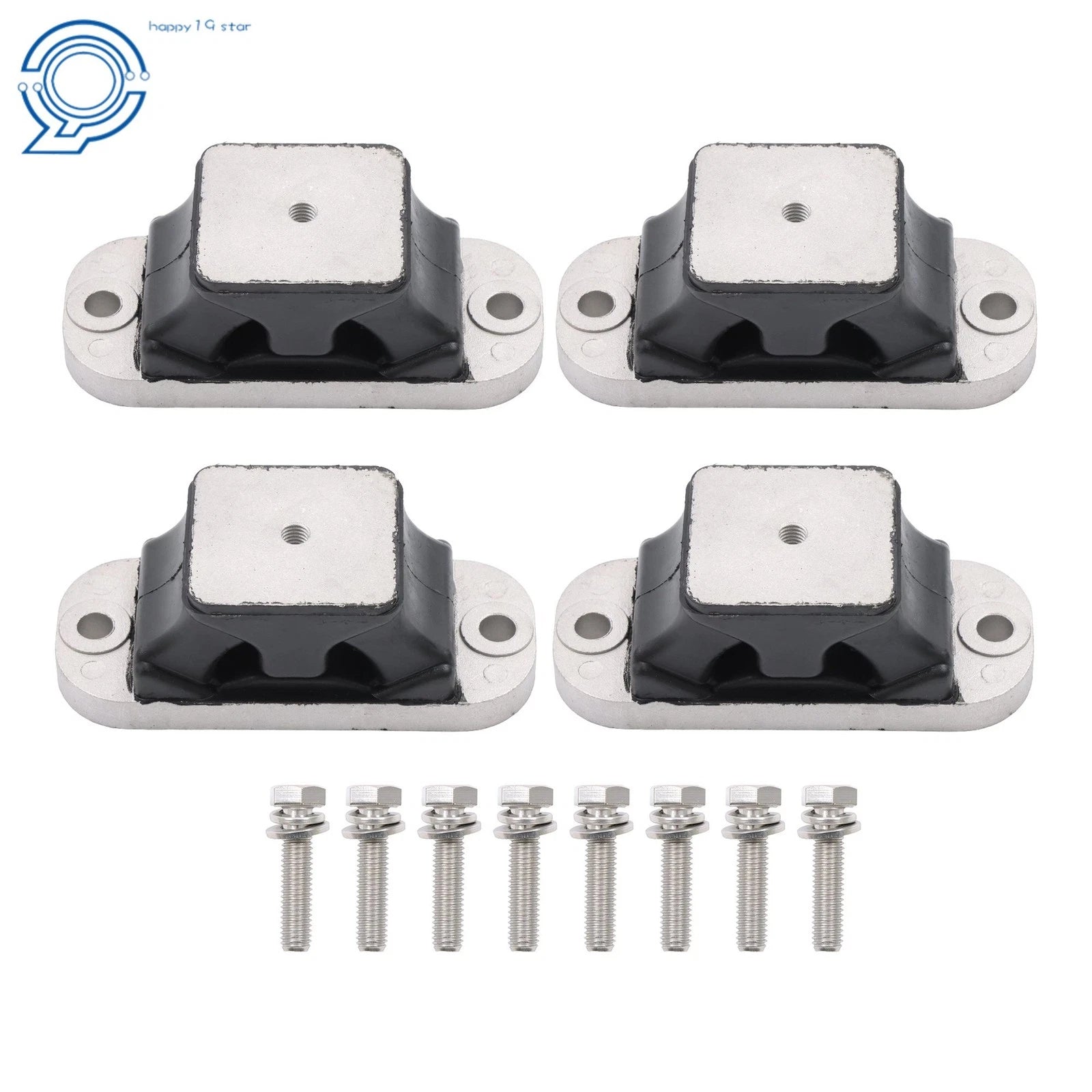 Set of 4 Engine Motor Mounts for Yamaha WaveRunner 1100 FX HO SHO (1999–2002)