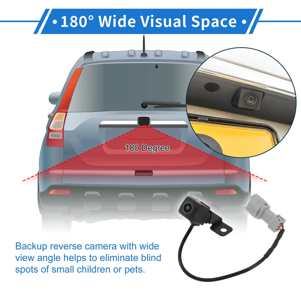 Rear View Camera for Hyundai Santa Fe (2013–2014) 120-180°