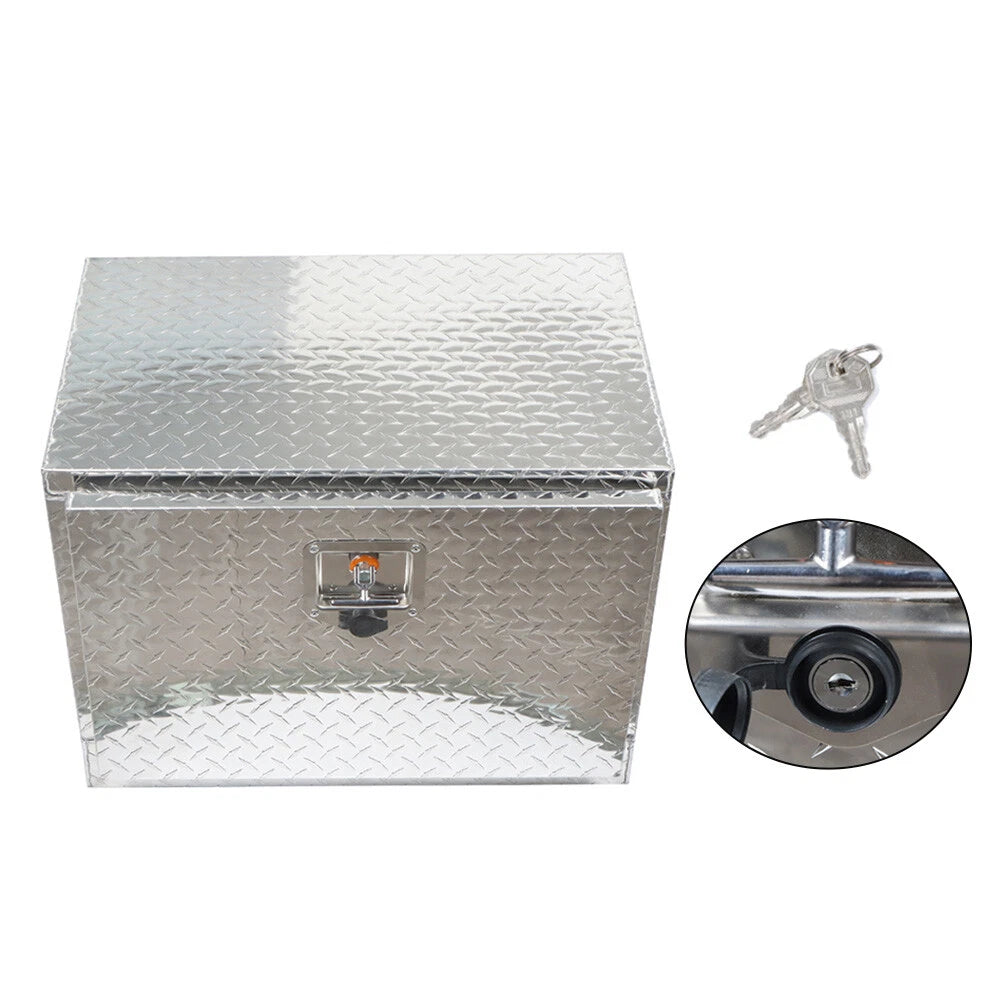 24" Heavy Duty Aluminum Diamond Plate Tool Box for Pickup Truck