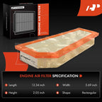Engine Air Filter for Mercedes-Benz C250 SLK250 (2012-2015)