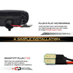 Smoke Lens Front Side Marker Lights for Audi A3 A4 A6 S4 S6