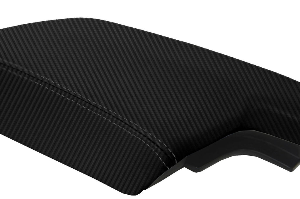 Carbon Fiber Console Lid Armrest Cover for Subaru Crosstrek (2018–2020)