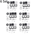 Set of 6 Carburetor Rebuild Kits for SeaDoo 650 717 787 800 (1996–2002)
