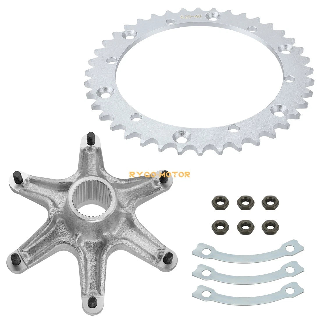 Rear Axle Collar Hub & 40T Sprocket for Yamaha Blaster (2000–2006)