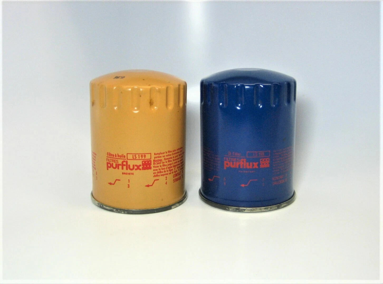 2X Purflux LS 199 Oil Filters for Marine Auto Engine (OEM)