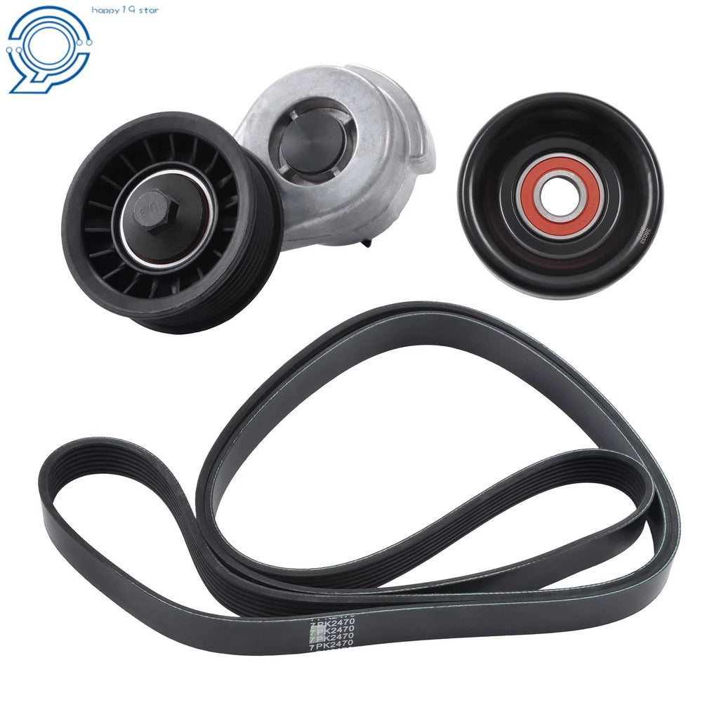 Drive Belt Components Kit for Dodge Ram 2500 3500 V8 (1997-2002)