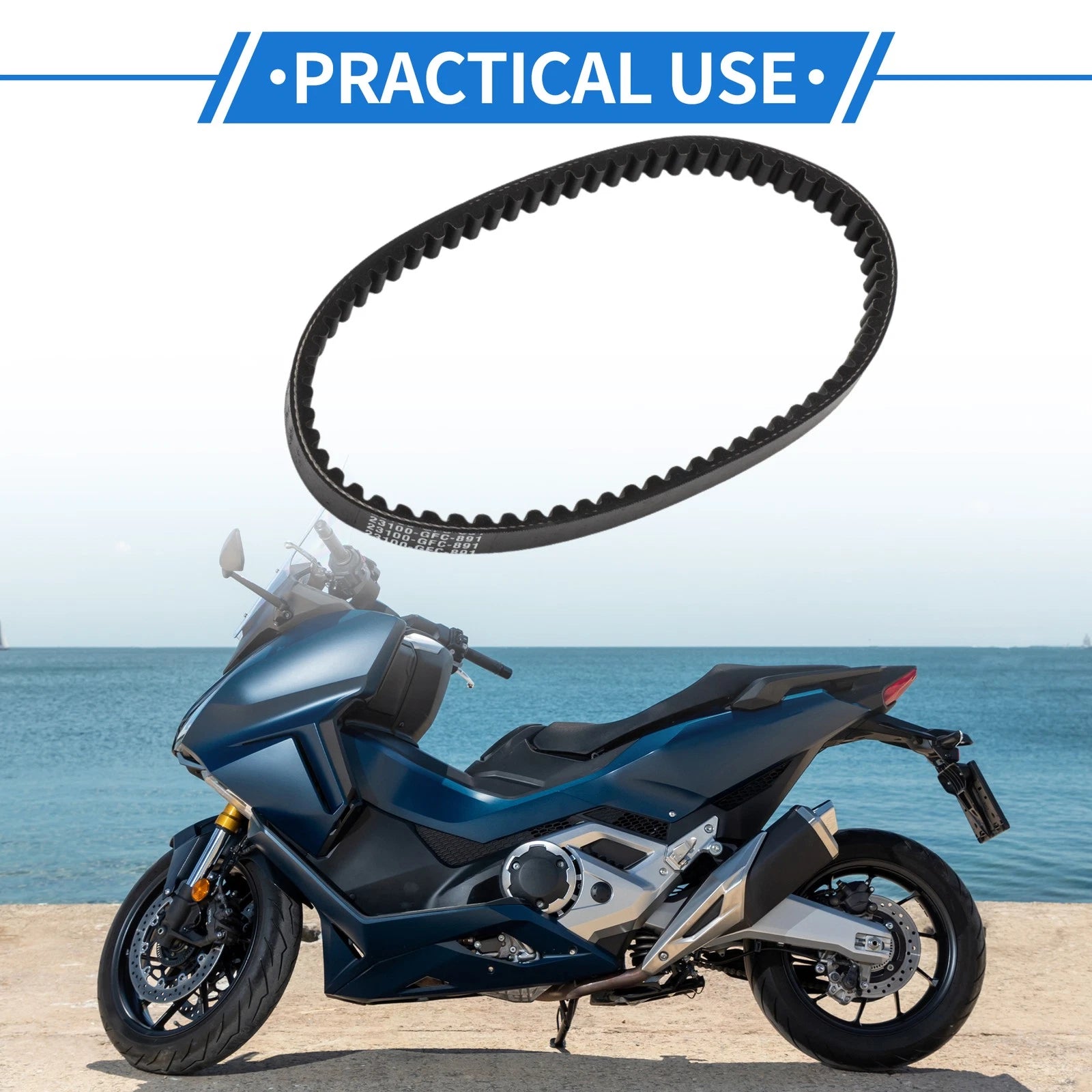 Drive Belt V-Belt No. 23100GFC901 for Honda NCH50 (2012–2015)