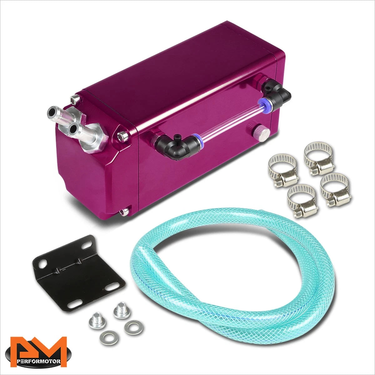 Billet Aluminum Oil Catch Reservoir Tank for Racing Vehicles