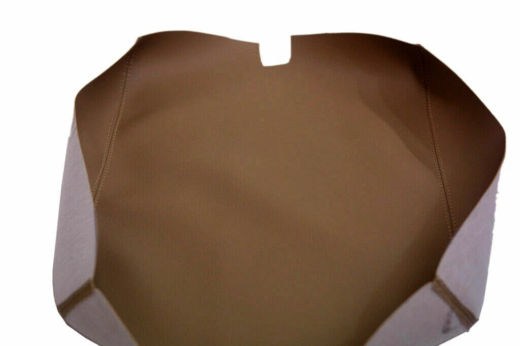 Center Console Lid Armrest Cover for Dodge Ram (2009–2016) Dark Beige PVC Leather