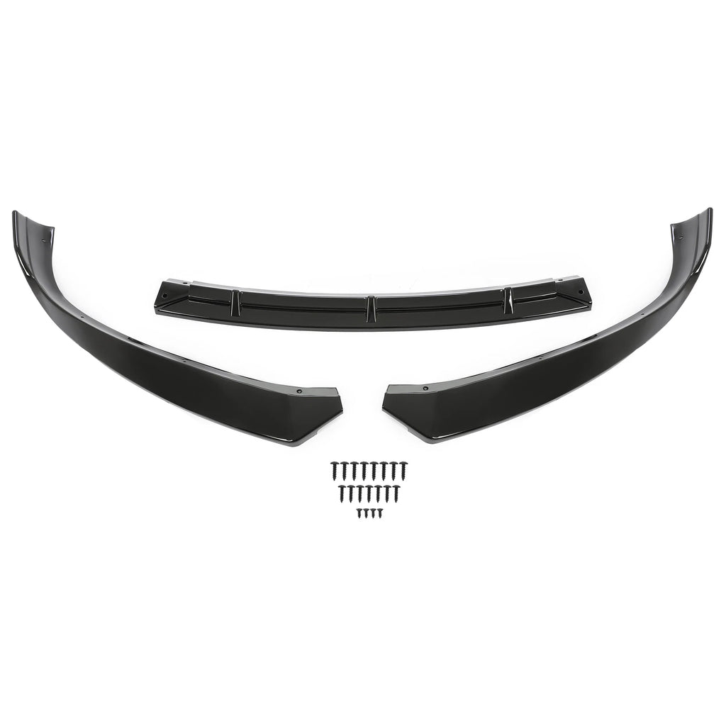 Glossy Black Splitter Spoiler Front Bumper Lip for Tesla Model S (2016.5–2020)