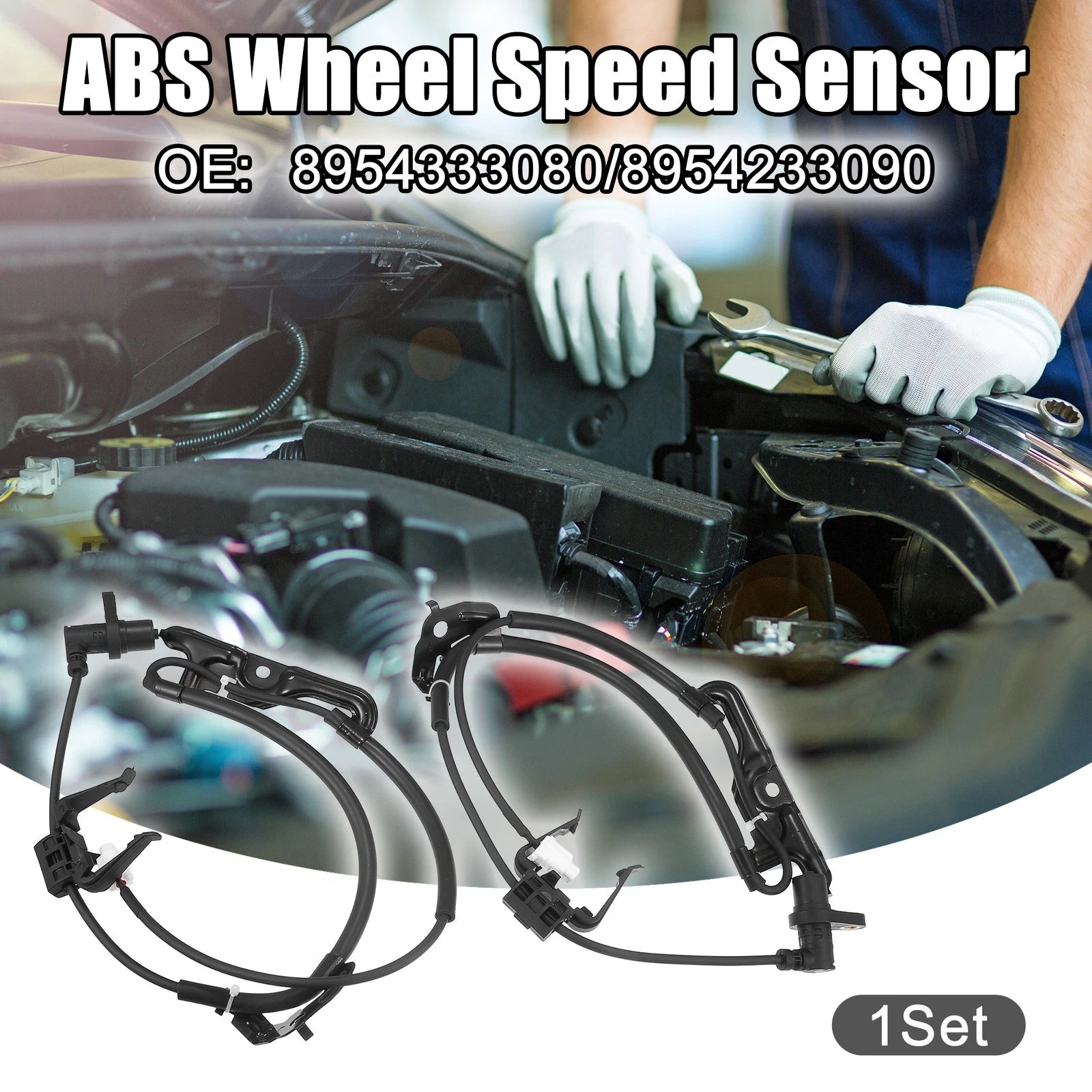 Set of 2 Front ABS Wheel Speed Sensors for Lexus ES350 (2007–2012) No.8954333080