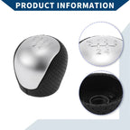 5 Speed Manual Gear Shifter Knob for Hyundai Elantra (2009-2012) Black Leather