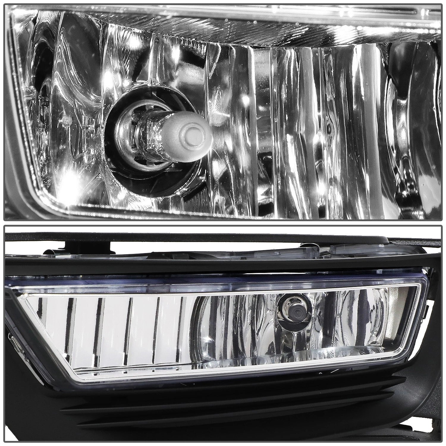 Fog Light Lamps for Honda Accord Sedan (2013–2015) - Clear Lens, Switch