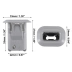 2 x Rear Seat Cushion Pad Clips for Mercedes-Benz A220 (2019-2021)