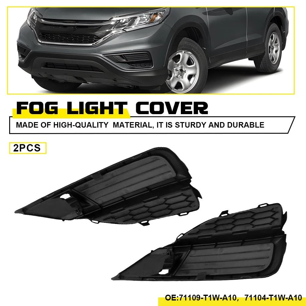 Set of 2 Fog Light Trim Grilles for Honda CR-V (2015–2016)