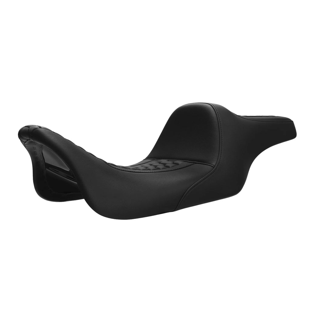Black Rider Driver Passenger Seat for Harley Touring Road Glide King (2009–2023)