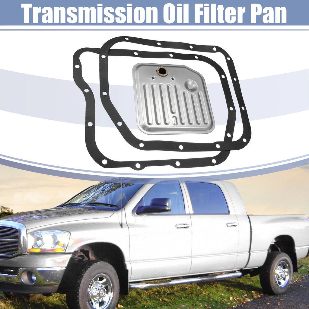 Set of 2 Transmission Filter Oil Pan Gasket Kit for Dodge Ram 1500 