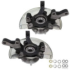 2X Front Knuckle & Wheel Bearing Hub for Dodge Caliber Jeep Compass (2007–2012)